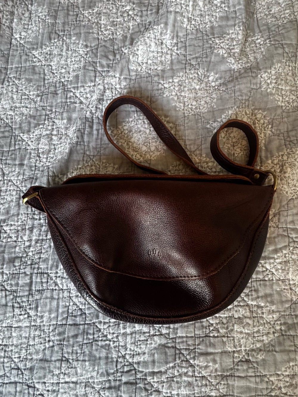 Portland leather - koala sling bag - Cold brew - medium